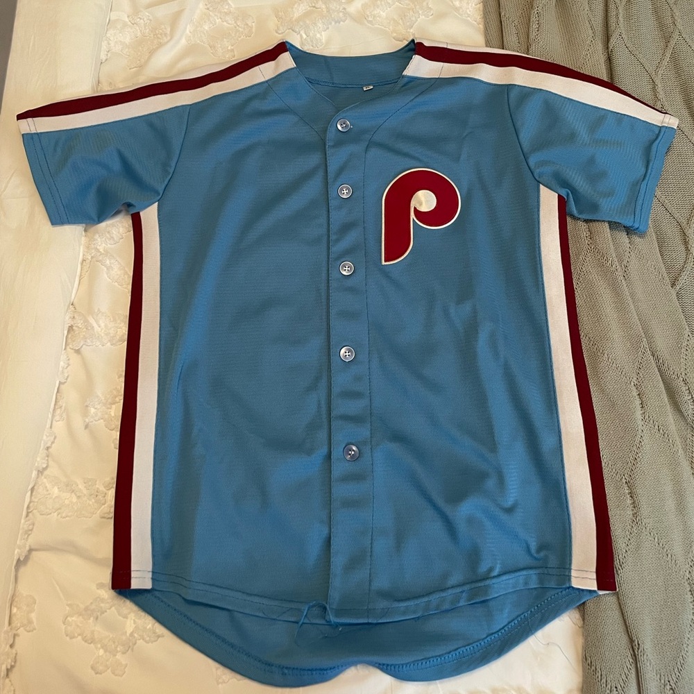 Kids XL Phillies Alec Bohm Jersey